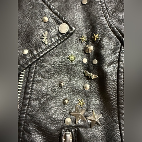 Blank NYC Westside Moto Jacket with Star Embellishments - Picture 6 of 12